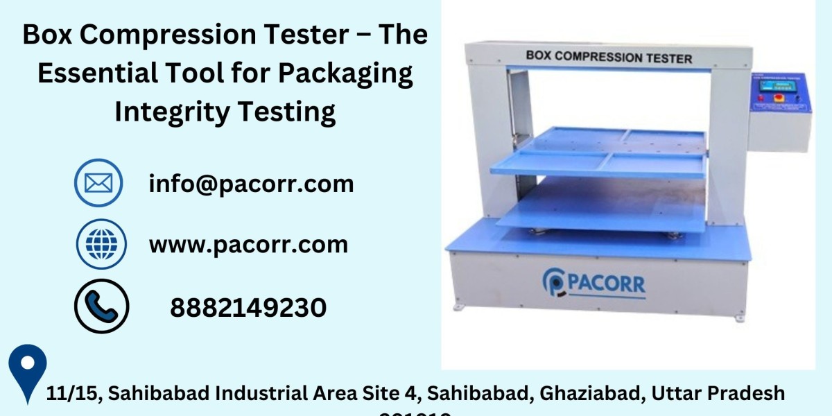 Pacorr’s Advanced Box Compression Tester – Perfect Solution for Strength Testing of Packaging Boxes